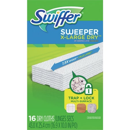 Swiffer Sweeper Professional Dry Cloth Mop Refill, 16-Count 96826