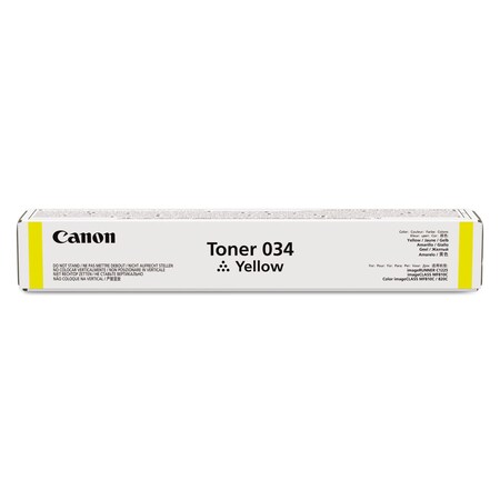 Canon 9451B001 (034) Toner, 7300 Page-Yield, Yellow 9451B001