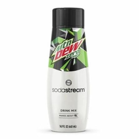 Sodastream 1103168010 Drink Mix, Mountain Dew Zero Sugar, 14.9 fl-oz 1924231010