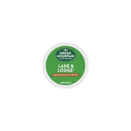 Green Mountain Coffee Roasters K-Cup Lake & Lodge Coffee, Compatible with Keurig Brewer, Regular, Medium, K-Cup, 24PK 5000359049