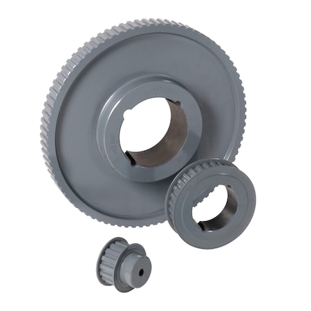 Masterdrive Timing Pulley, TB Bushed, 28 Teeth, 4.4'' OD, 1'' Belt Width P28H100-2012