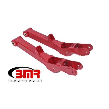 Bmr Suspension TCA028R Non-Adjustable Lower Control Arms for 2010-2015 Camaro, Red - Rear BMRTCA028R
