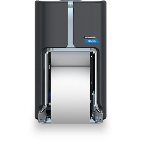 Cascades Pro Tandem Toilet Paper Dispenser Dark Gray C310