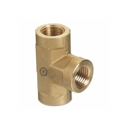 Western Enterprises Pipe Thread Tees, Connector, 6,000 PSIG, Stainless Steel, 1/4 in (NPT) 312-BFT-4SS