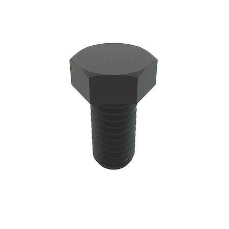 Zoro Select Not Graded, 3/8"-16 Hex Head Cap Screw, Black Oxide Stainless Steel, 3/4 in L, 50 PK 31-BLH-37C-75