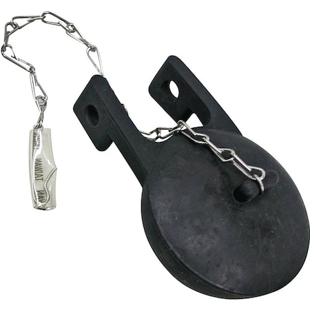 Prosource Exclusively Orgill Toilet Tank Flapper, Specifications 234 in, Black PMB-189