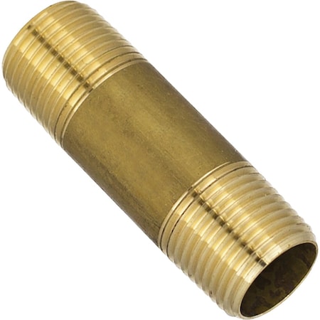 Westlake Pipe & Fittings 3/8''x2'' Brass Nipple 17-9405