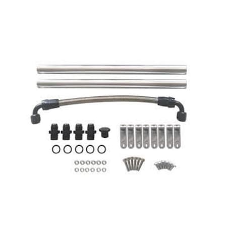 Absurdo LS7 Manifold EFI Fuel Rail Kit, Black Anodized AB2204361