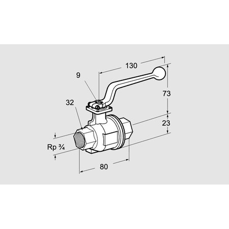 Honeywell Kromschroder VLV, BALL, MAN, AKT 20R160S KS03152352