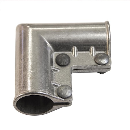 Midwest Air Technologies YardGard 1.38 in. L Galvanized Metallic Aluminum Gate Ell 1 pk 662824