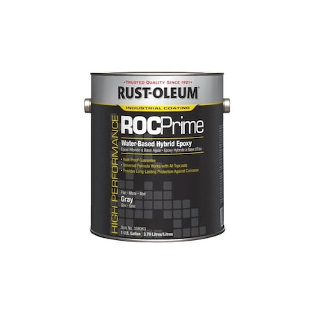 Rust-Oleum Universal Water Hybrid Epoxy Primer, Flat Gray, 1 Gal, 2PK 358063
