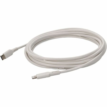 Add-On AddOn 5-Pack of 1m USB C 3.1 Male to Lightning Male White Cables USBC2LGT1MW-5PK