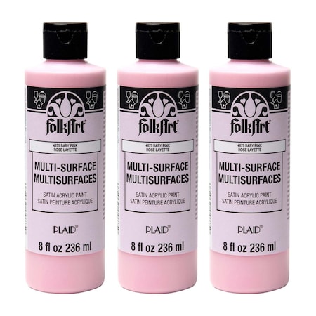 Folkart Acrylic Paint, Satin, Acrylic Base, Baby Pink 4675