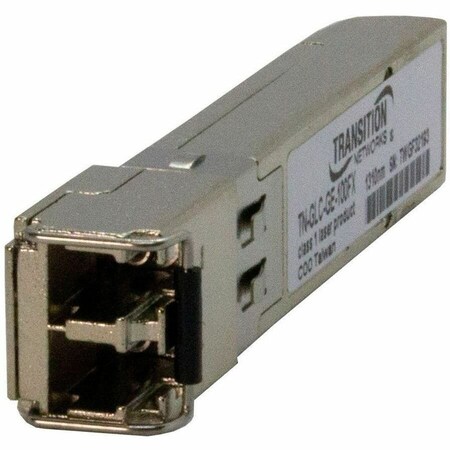 Transition Networks TRANSCEIVER- SFP, CC, 100BASE-FX, MM LC, 2KM, 3.3V TN-GLC-GE-100FX