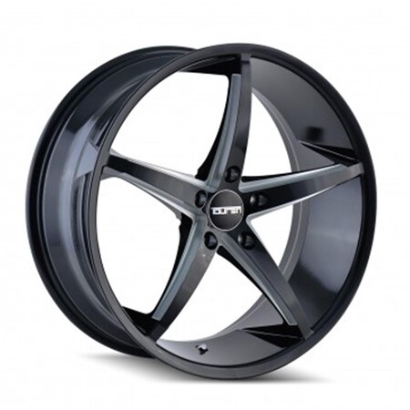 Touren 5-120 PCD Tr70 Black Milled Spokes Wheel 3270-8812B35