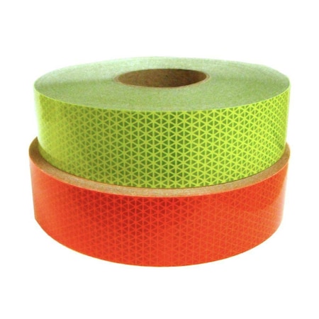 Wod Tape RT5DBF Retroreflective Tape with ReflectiveFluorescent Orange: 1 in. x 50 yds, 20PK WOD RT5DBF-01000-20-50-FOR