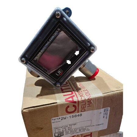 United Electric ELECTRONIC SWITCH W/ IAW PROTECTION 2W-15848 0-100 PSI. 2W15848