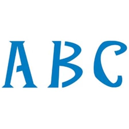 Plaid 384156 Mailbox Letter StencilsGenie Letter 4 in., 3PK 28MB-874