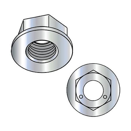 Zoro Select 1/2-20 No Serr Flang Nut Grd 5 Zinc, 500Pk 51NRNS5