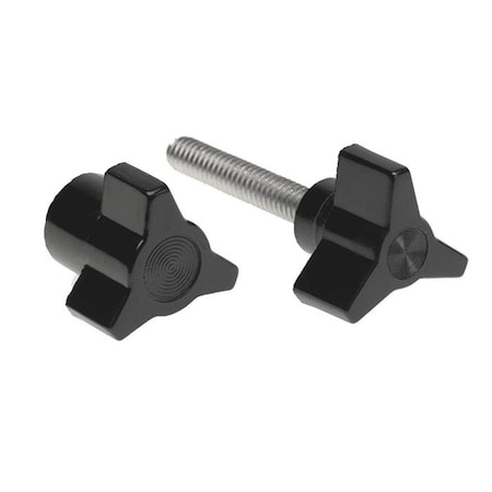 Davies Three Prong Clamp Knob, 1/4-20 Thread Size, 0.50"L, GP Phenolic 3025AS
