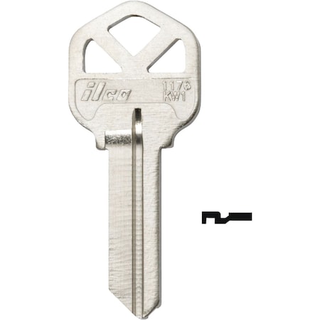 Ilco Key Blank For Kwikset Lockset 1176, 10PK IAL5288702B