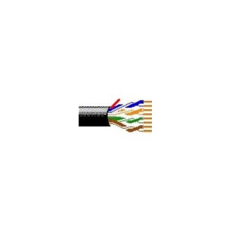 Belden 24-4P UTP-CMR SOL BC CAT5E, PO/PVC BLACK 1000FT RLX, 1000FT 1583A 010U1000