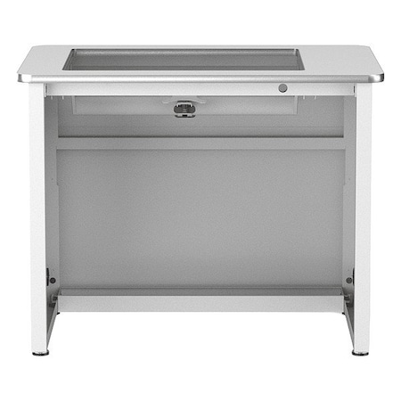 Versadesk Computer Desk, 24 in D X 31 in H, 36 in W X DV3624-WW