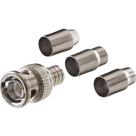 Triplett Coaxial Connector, BNC Male, 1" Size, PK10 301-00-75TP