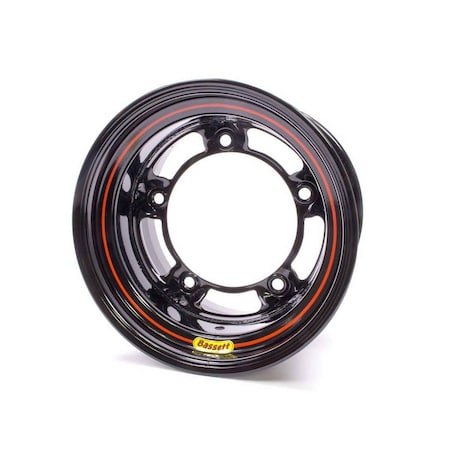 Bassett 50SR65 15 x 10 in. Wide 5 Black Spun Wheel BAS50SR65