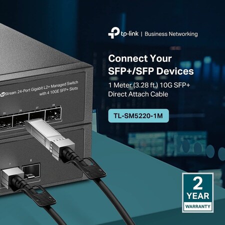 Tp-Link 1 Meter 10G SFP Plus DAC TLSM52201M