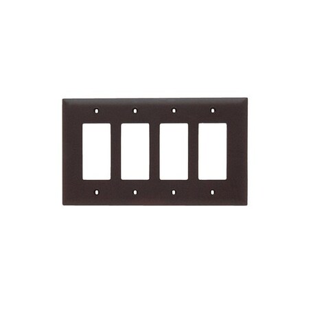 Legrand WallPlate, Decorator-Rocker, Brown, Nylon TPJ264