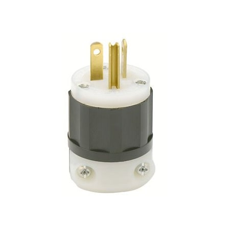 Leviton Industrial Grade Plug, Power Indication, 20 Amp, 250 Volt 5466-PLC