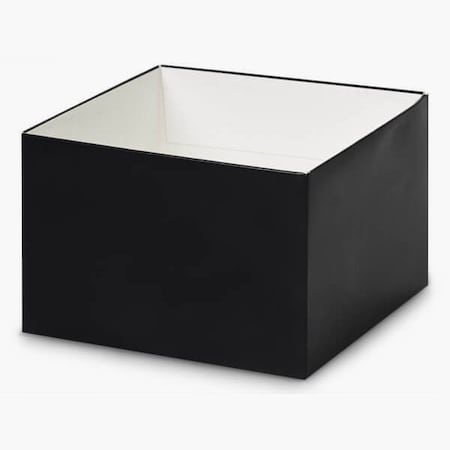 Nashville Wraps Matte Black Box Base, 6x6x4, 25PK GBB06BK