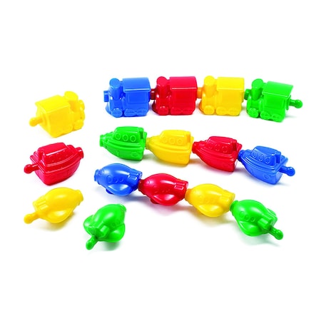 Learning Advantage Transportation Linking Blocks, 36-Piece Set 7162