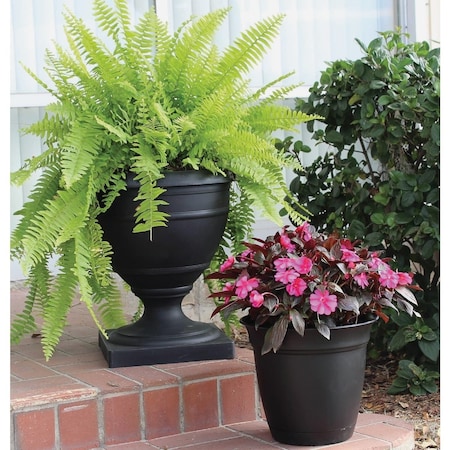 Hc Companies Eclipse 6'' Black Planter ECA06000G18
