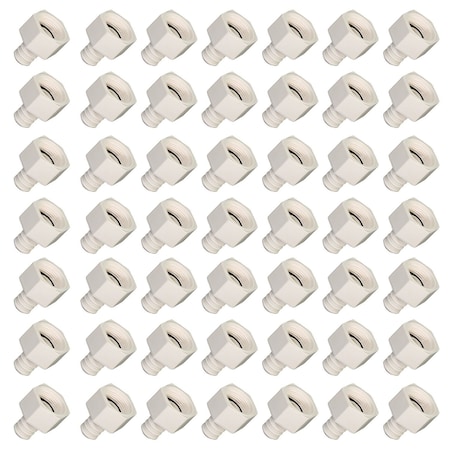 Everflow 1/2'' PEX Barb x FIP Swivel Adapter Pipe Fitting; Plastic Poly Alloy PPCA0012