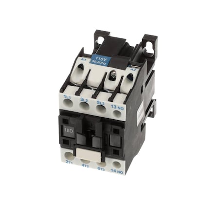 Precision Mixer Contactor, 3 Pole with Normally Open Auxiliary Contact, 110V Coil C52