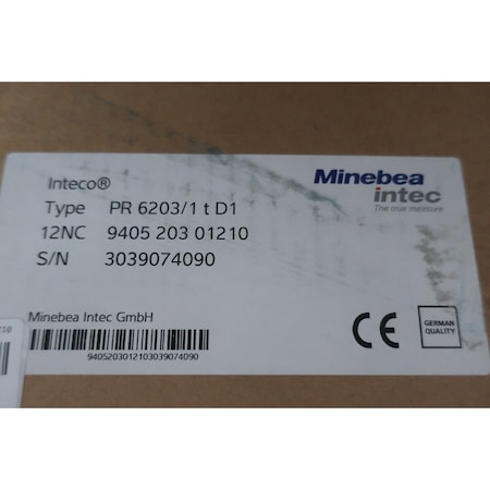 Minebea INTECO COMPRESSION LOAD CELL 2MV/V PR6203/1TD1