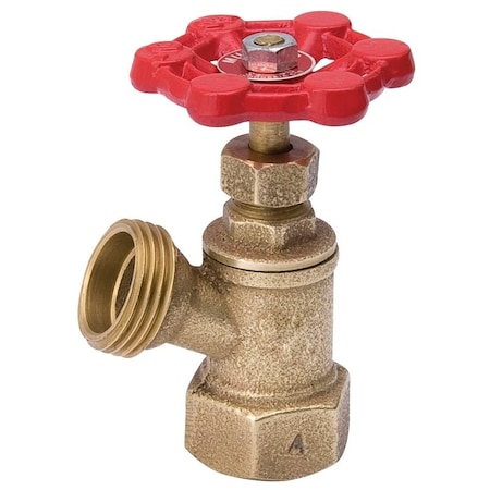 B & K ProLine Series Boiler Drain Valve, 3/4 in Connection, FIP, 125 psi Pressure, Brass Body 102-804HC