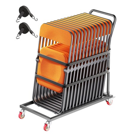 Vevor Folding Chair Rack Cart for 84 Chairs/ 12 Tables+42 Chairs of 800 LBS, 84PK VV42