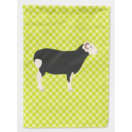Carolines Treasures Herwick Sheep Green Flag Garden Size BB7796GF