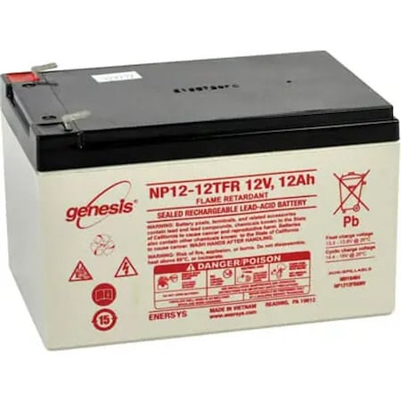 Enersys Shoprider Scootie Jr Replacement Wheelchair Scooter Battery 12V 12Ah - NP12-12TFR