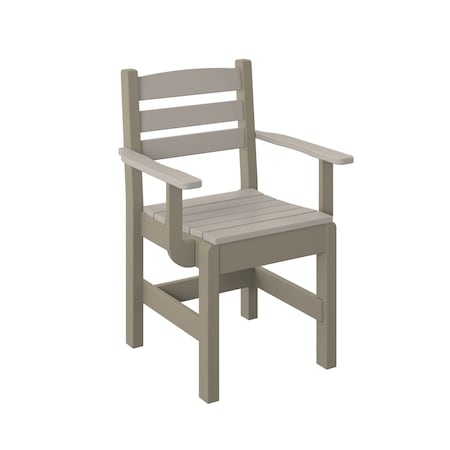 Polybird DINING CAPTAIN CHAIR.     SAND AND WEATHERWOOD POLYBIRD P11-R