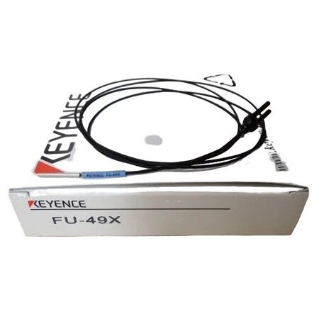 Keyence Digital Fiber Optic Sensor, Fiber Unit, Reflective FU-49X