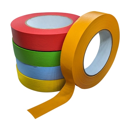 Bartovation Lab Labeling Tape Variety Pack, 2160in Length x 1in Width, 3in Core ( 5 Rolls of Assorted Colors) N315R60K