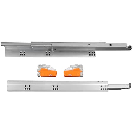 Laurey 21in Undermount Drawer Slide 75 Lb- Soft Closing Full Tandem- Pair 10821