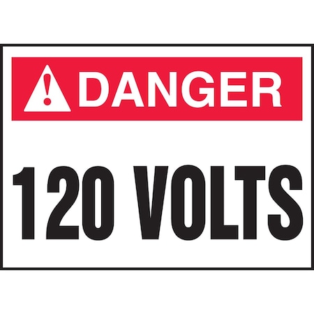 Accuform Danger Safety Label LELC204VSP