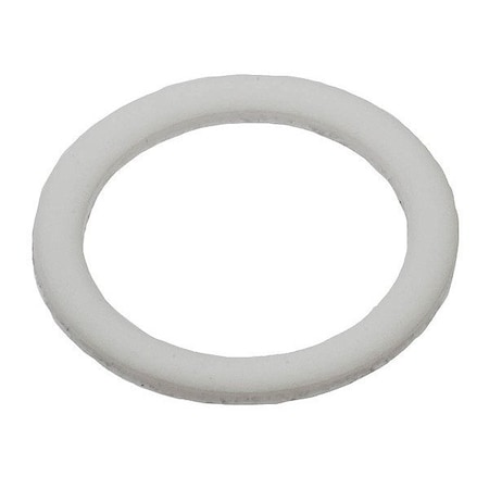 Zoro Select Flat Washer, For Screw Size 7/16 in , PTFE Not Applicable Finish, 10 PK WAS390625032TEFLON