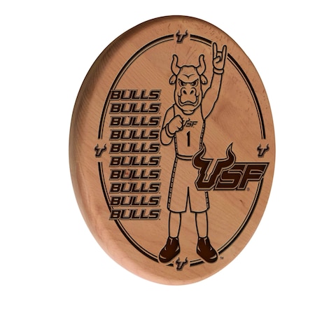 Holland Bar Stool Co University of South Florida 13" Laser Engraved Solid Wood Sign WSgnLNatSouFla