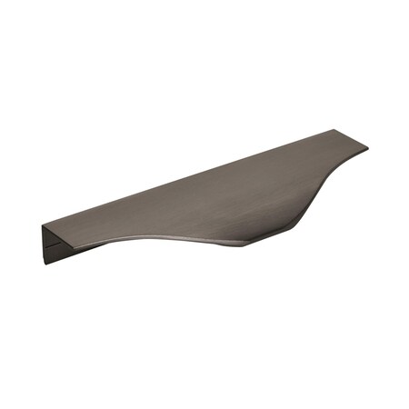 Amerock Aloft 4-9/16 in 116 mm Center-to-Center Black Chrome Cabinet Edge Pull BP36744BCR